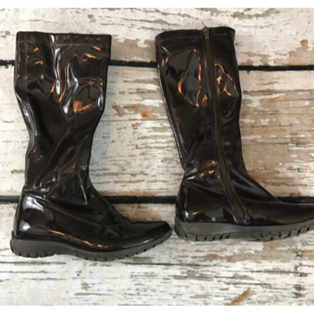 Primigi Patent Dark Brown Boots